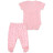 Боді дитяче Bibaby зі штанцями (56458-50G-pink)