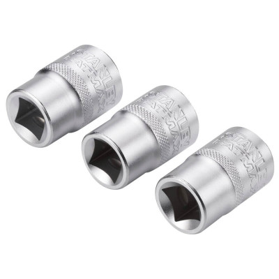 Набір головок Stanley орцевих 1/2&quot; Maxi Drive, із шестигранним профілем, 3 шт: 17, 18, 19 мм. (FMMT17094-0)
