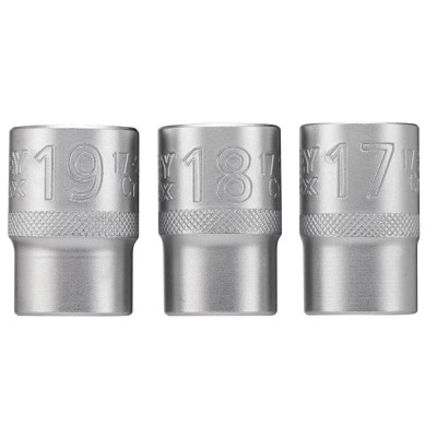 Набір головок Stanley орцевих 1/2&quot; Maxi Drive, із шестигранним профілем, 3 шт: 17, 18, 19 мм. (FMMT17094-0)