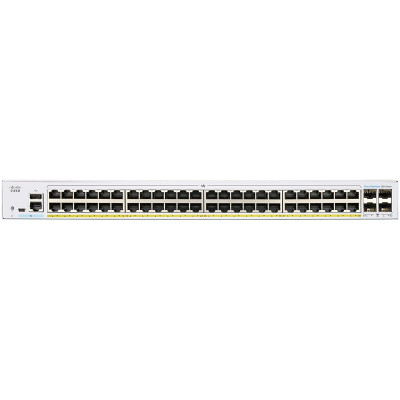 Комутатор мережевий Cisco CBS220-48P-4G-EU