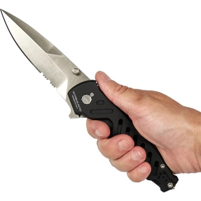 Ніж Extrema Ratio Caimano Nero N.A. Satin (04.1000.0166/SAT/BLK)