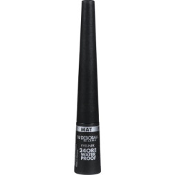 Підводка для очей Deborah 24Ore Waterproof Mat Eyeliner з матовим ефектом 01 - Black (8009518044225)