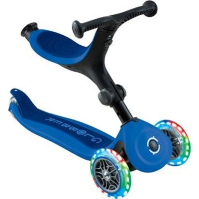 Самокат Globber Go Up Active 1+ до 20/50 кг Led синій/темно-синій (744-100)