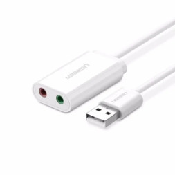 Звукова плата Ugreen US205 white (30143)