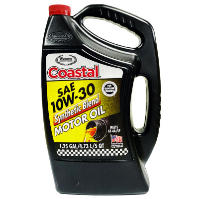 Моторна олива Coastal Synthetic blend 10W-30, 4,73л