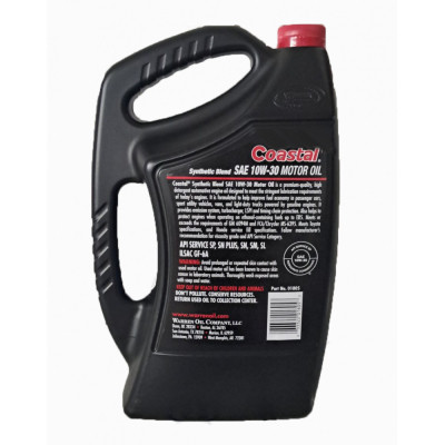 Моторна олива Coastal Synthetic blend 10W-30, 4,73л