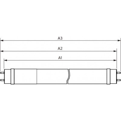 Лампочка Philips Ledtube DE 600mm 9W 740 T8 G13 RCA 929003147237 (929002375137)