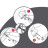 Парасоля Knirps X1 Manual 2Cross Red Ecorepel (Kn95 6010 8482)