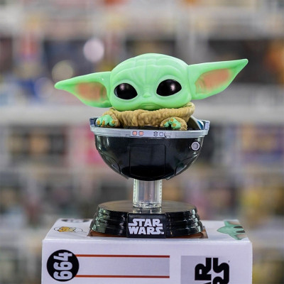 Фігурка для геймерів Funko Pop серії Мандалорець - Малюк Ґрогу у візочку (76551)