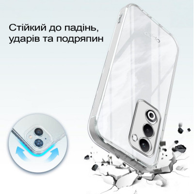 Чохол до мобільного телефона BeCover Silicone Oppo A5 2025 4G/5G Transparent (713882)