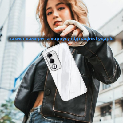 Чохол до мобільного телефона BeCover Silicone Oppo A5 2025 4G/5G Transparent (713882)