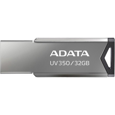 USB флеш накопичувач ADATA 32GB UV350 Metallic USB 3.2 (AUV350-32G-RBK)