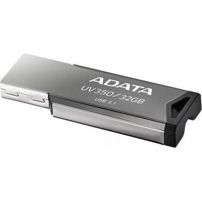 USB флеш накопичувач ADATA 32GB UV350 Metallic USB 3.2 (AUV350-32G-RBK)