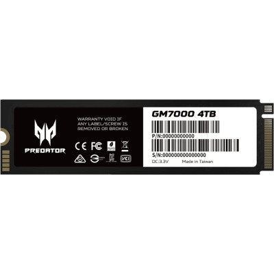 Накопичувач SSD M.2 2280 4TB GM7000 Acer Predator (BL.9BWWR.107)