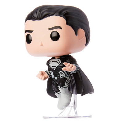 Фігурка для геймерів Funko Pop серії Ліга Справедливості – Супермен (чорний костюм) (56801)