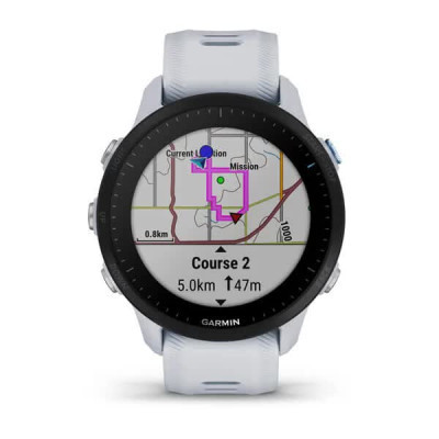 Смарт-годинник Garmin Forerunner 955, Non-Solar, White, GPS (010-02638-31)