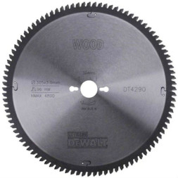 Диск пильний DeWALT EXTREME WORKSHOP, 305 х 30 мм, 96 z, TCG, - 5 градусів, надчистий різ (DT4290)