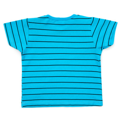 Футболка дитяча Breeze у смужку (791-80-blue)