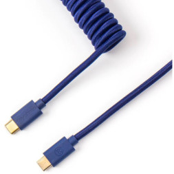 Дата кабель USB 2.0 AM to USB-C 1.36m Coiled blue Keychron (CABL_KEYCHRON)