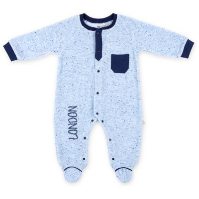 Чоловічок дитячий Bibaby велюровий з кишенькою &quot;London&quot; (60169-68B-blue)