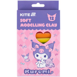 Пластилін Kite Kuromi восковий, 12 кольорів, 200 г (HK24-086)