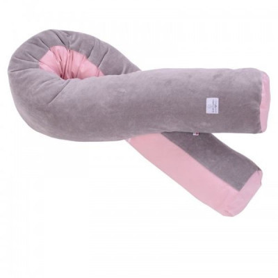 Подушка Верес для годування &quot;Comfort Long Velour taupe-rose&quot; 170*52 (302.01.4)