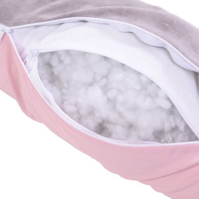 Подушка Верес для годування &quot;Comfort Long Velour taupe-rose&quot; 170*52 (302.01.4)