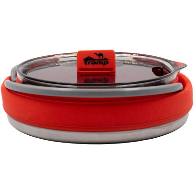 Чайник туристичний Tramp Silicon 1 л Terracota (TRC-125-terracota)