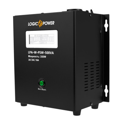 Пристрій безперебійного живлення LogicPower LPA- W - PSW-500VA, 2A/5А/10А (7145)