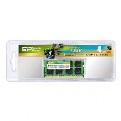 Модуль пам&#039;яті для ноутбука SoDIMM DDR3L 4GB 1600 MHz Silicon Power (SP004GLSTU160N02)