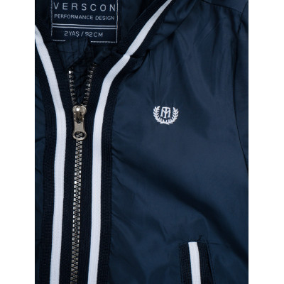 Куртка дитяча Verscon вітровка з капюшоном (3453-110B-blue)