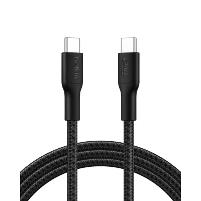 Дата кабель USB-C to USB-C 2.0m 240W black Belkin (CAB025HQ2MBK)