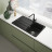 Змішувач Hansgrohe Lina L Pull Out, 254 мм , хром-чорний (115.0712.435)