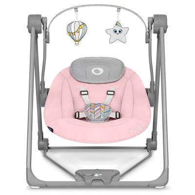 Крісло-гойдалка Lionelo Otto Pink Baby (LO-OTTO PINK BABY)