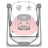 Крісло-гойдалка Lionelo Otto Pink Baby (LO-OTTO PINK BABY)