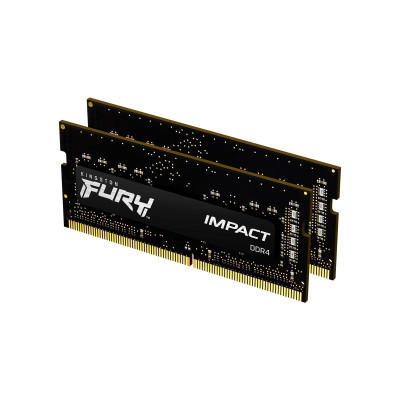 Модуль пам&#039;яті для ноутбука SoDIMM DDR4 16GB (2x8GB) 3200 MHz Fury Impact Kingston Fury (ex.HyperX) (KF432S20IBK2/16)