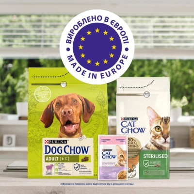 Сухий корм для кішок Purina Cat Chow Sensitive з лососем 1.5 кг (7613035394131)