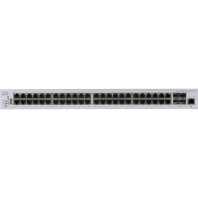 Комутатор мережевий Cisco CBS250-48P-4G-EU