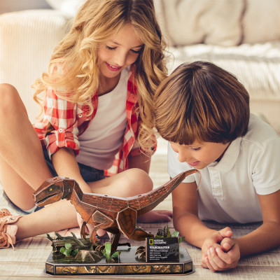 Пазл Cubic Fun 3D National Geographic Dino Велоцираптор (DS1053h)