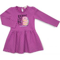 Плаття дитяче Breeze в горошок (16623-98G-purple)