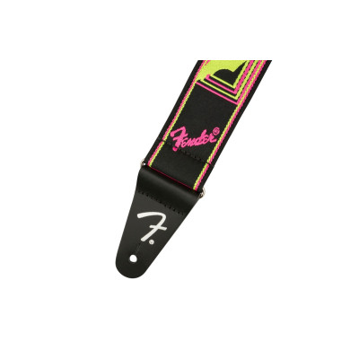 Ремінь для гітари Fender Strap 2&quot; Neon Monogrammed Yellow Pink (232337)