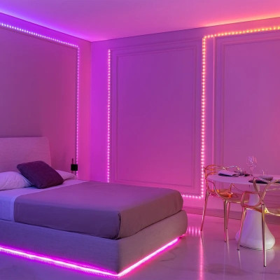 Гірлянда Twinkly Smart LED Dots Lights RGB 400 Gen II, IP44, 20м, прозорий (TWD400STP-TEU)