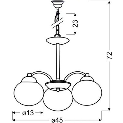 Люстра Candellux TOBAGO (33-25456)