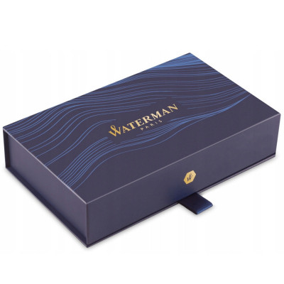 Ручка кулькова Waterman EXPERT Black GT  BP + чохол + подар.упаковка GIFT24 (20 021b24)