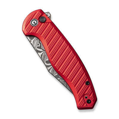 Ніж Civivi Stormhowl Damascus Red Aluminum (C23040B-DS1)