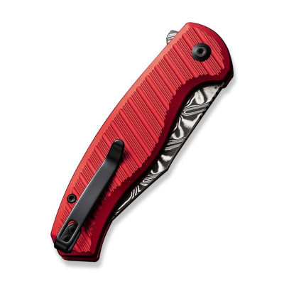 Ніж Civivi Stormhowl Damascus Red Aluminum (C23040B-DS1)