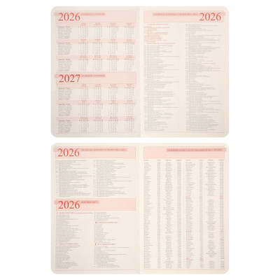 Тижневик Leo planner А5 датований 2026 &quot;Voyage&quot;, м‘який, графітовий, 368 сторінок (252695)