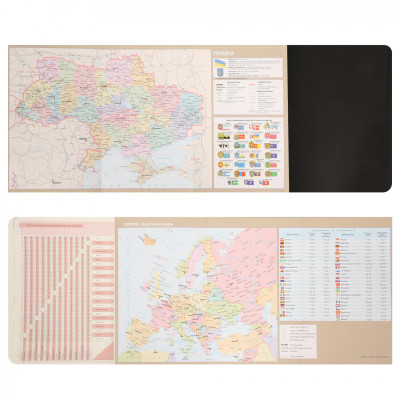 Тижневик Leo planner А5 датований 2026 &quot;Voyage&quot;, м‘який, графітовий, 368 сторінок (252695)