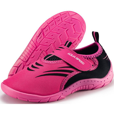 Аквашузи Aqua Speed Aqua Shoe Model 642-27F рожевий, чорний 30 (5908217693723)