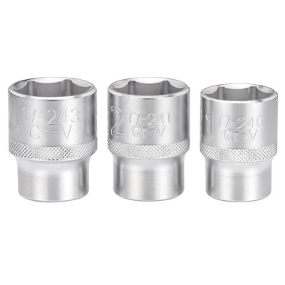 Набір головок Stanley торцевих 1/2&quot; Maxi Drive, з шестигранним профілем, 3 шт: 21, 22, 24 мм. (FMMT17095-0)